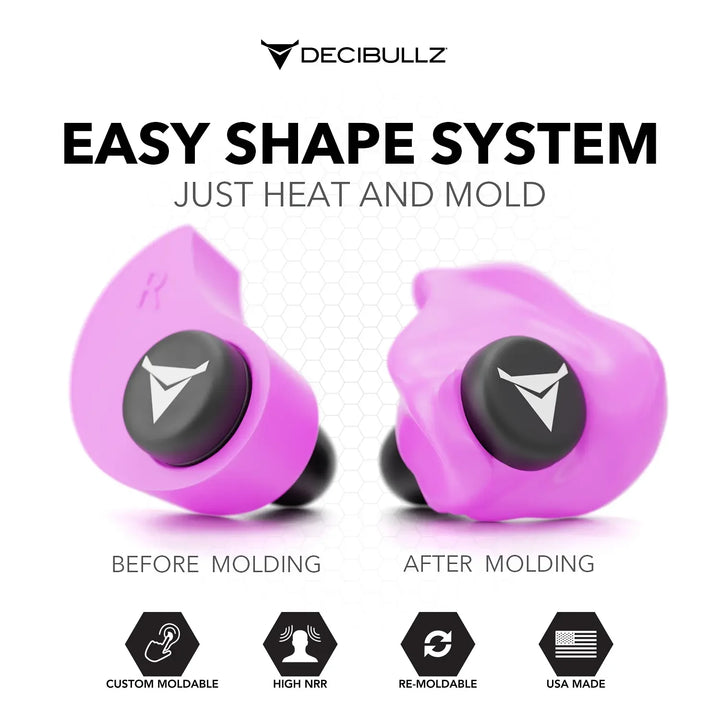 Custom Molded Earplugs 31dB NRR