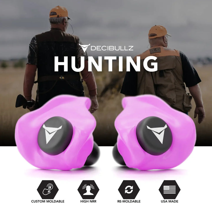 Custom Molded Earplugs 31dB NRR Pro-Pack with Case and Lanyard