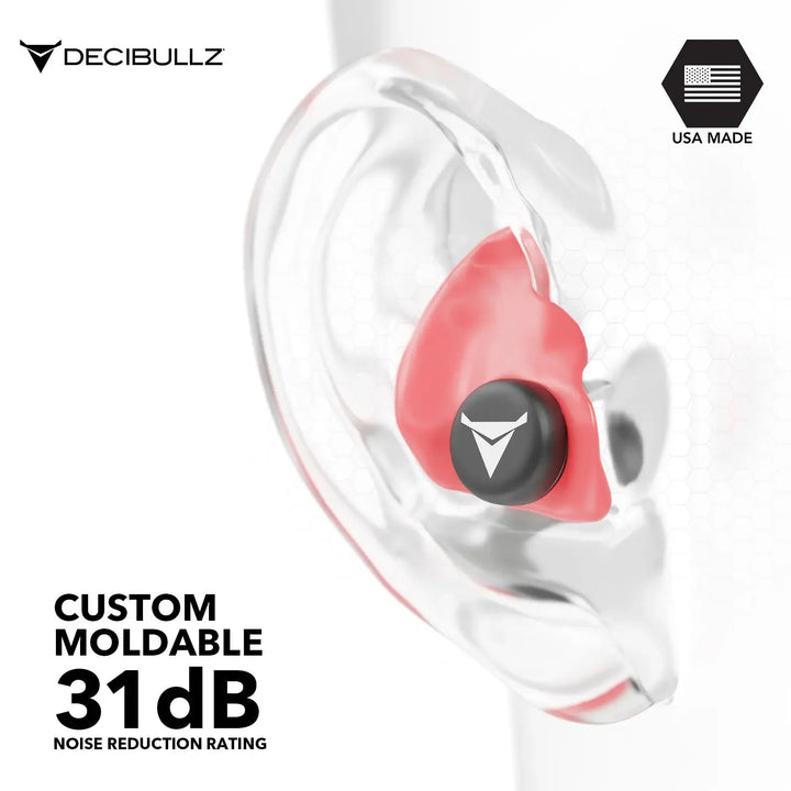 Custom Molded Earplugs 31dB NRR