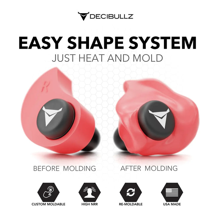 Custom Molded Earplugs 31dB NRR
