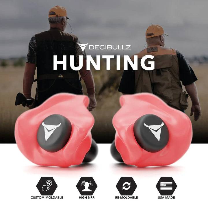 Custom Molded Earplugs 31dB NRR Pro-Pack with Case and Lanyard