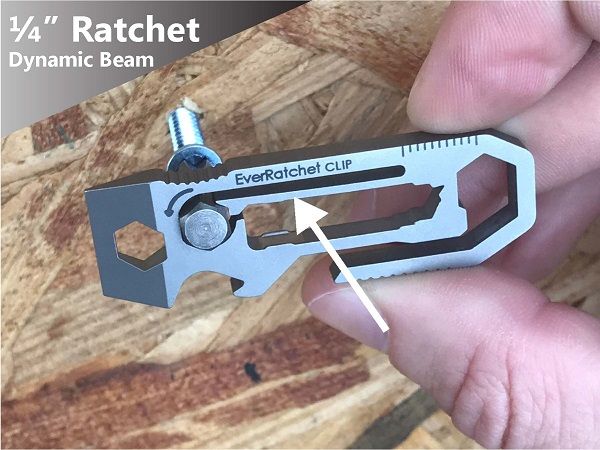 EverRatchet Clip Ratcheting Multitool