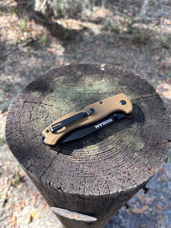 ROGUE Folding Knife-Gen 1 (Coyote/Black)