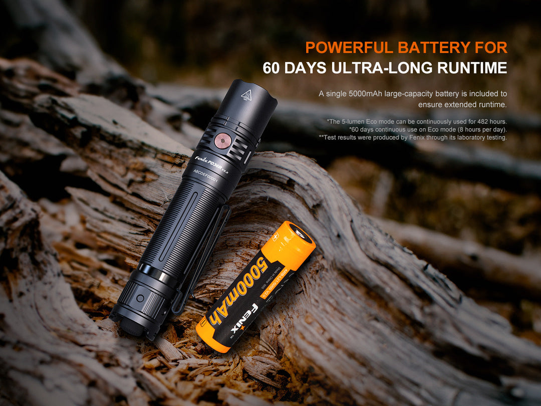 fenix compact flashlight Fenix PD36R V2 Compact Rechargeable Tactical Flashlight