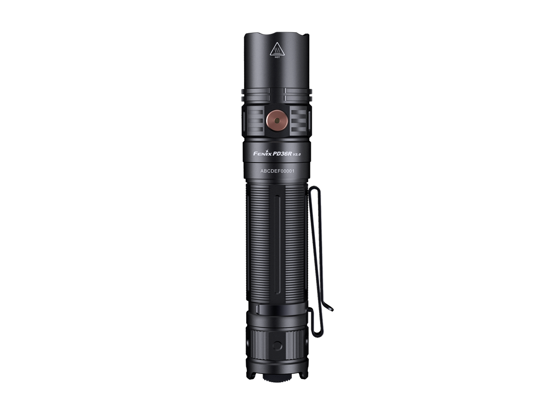 Fenix PD36R V2 Compact Rechargeable Tactical Flashlight - 1700 Lumens