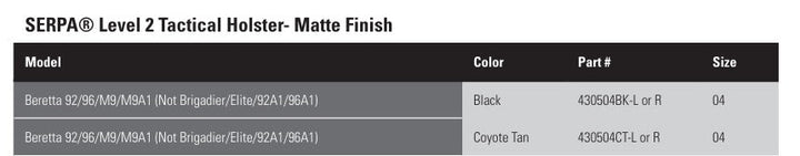 BlackHawk - 430504CT-R - Pistol Holster