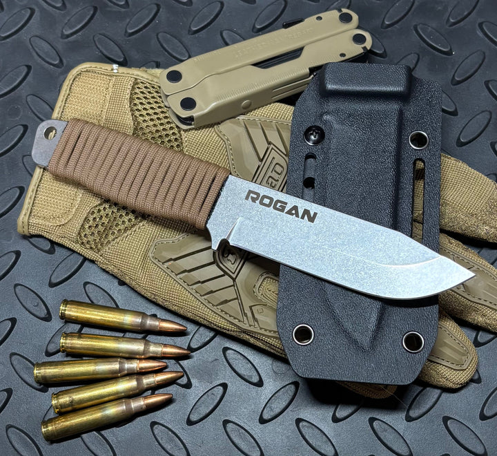 NEW! ROGAN Field Knife (RFK 2026) Comes with sheath and belt clip. (Introductory price)
