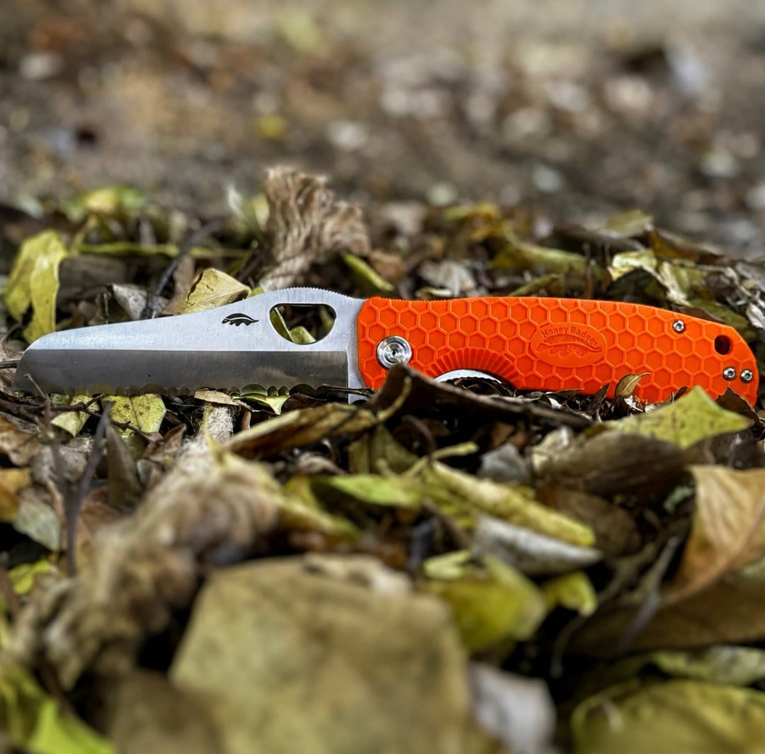 Honey Badger Knives | Large Rescue Knife - 8Cr13MoV Steel
