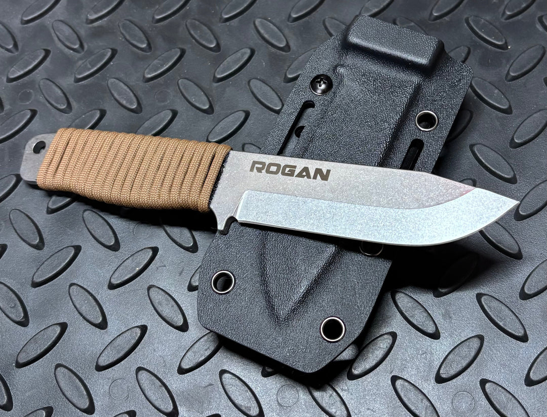NEW! ROGAN Field Knife (RFK 2026) Comes with sheath and belt clip. (Introductory price)