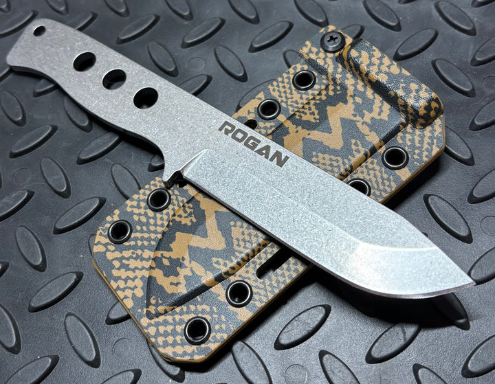 ROGAN Field Knife (BLEMISHED) Knife+Sheath only.