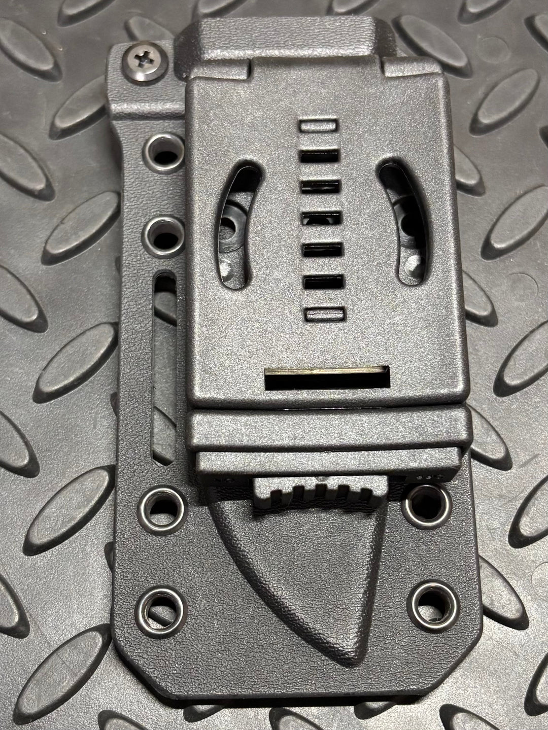 Universal fold over belt attachment for kydex sheath (Includes hardware)