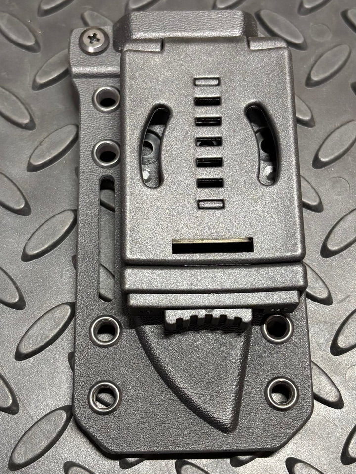 Universal fold over belt attachment for kydex sheath (Includes hardware)