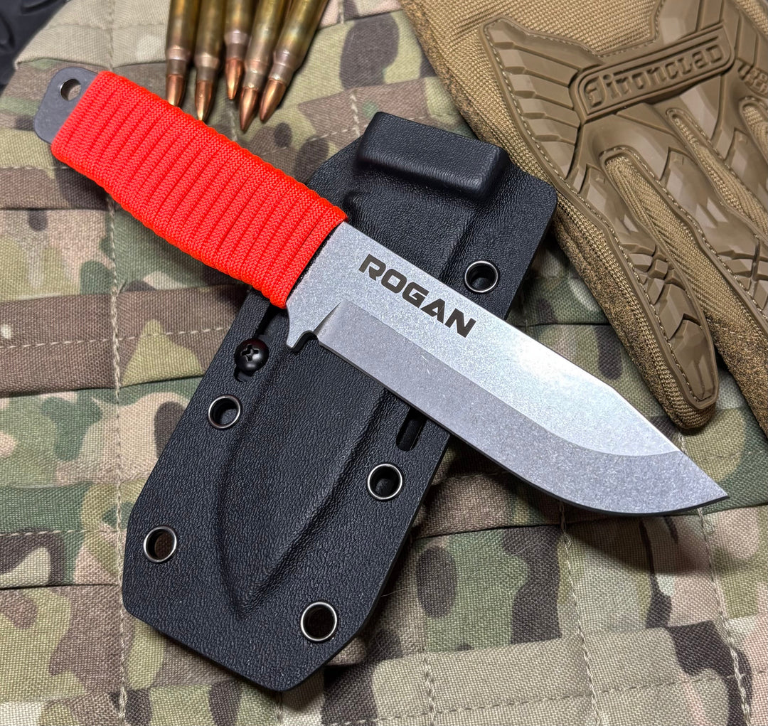 NEW! ROGAN Field Knife (RFK 2026) Comes with sheath and belt clip. (Introductory price)