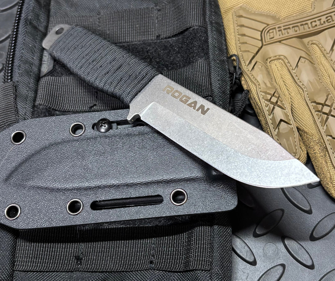 NEW! ROGAN Field Knife (RFK 2026) Comes with sheath and belt clip. (Introductory price)
