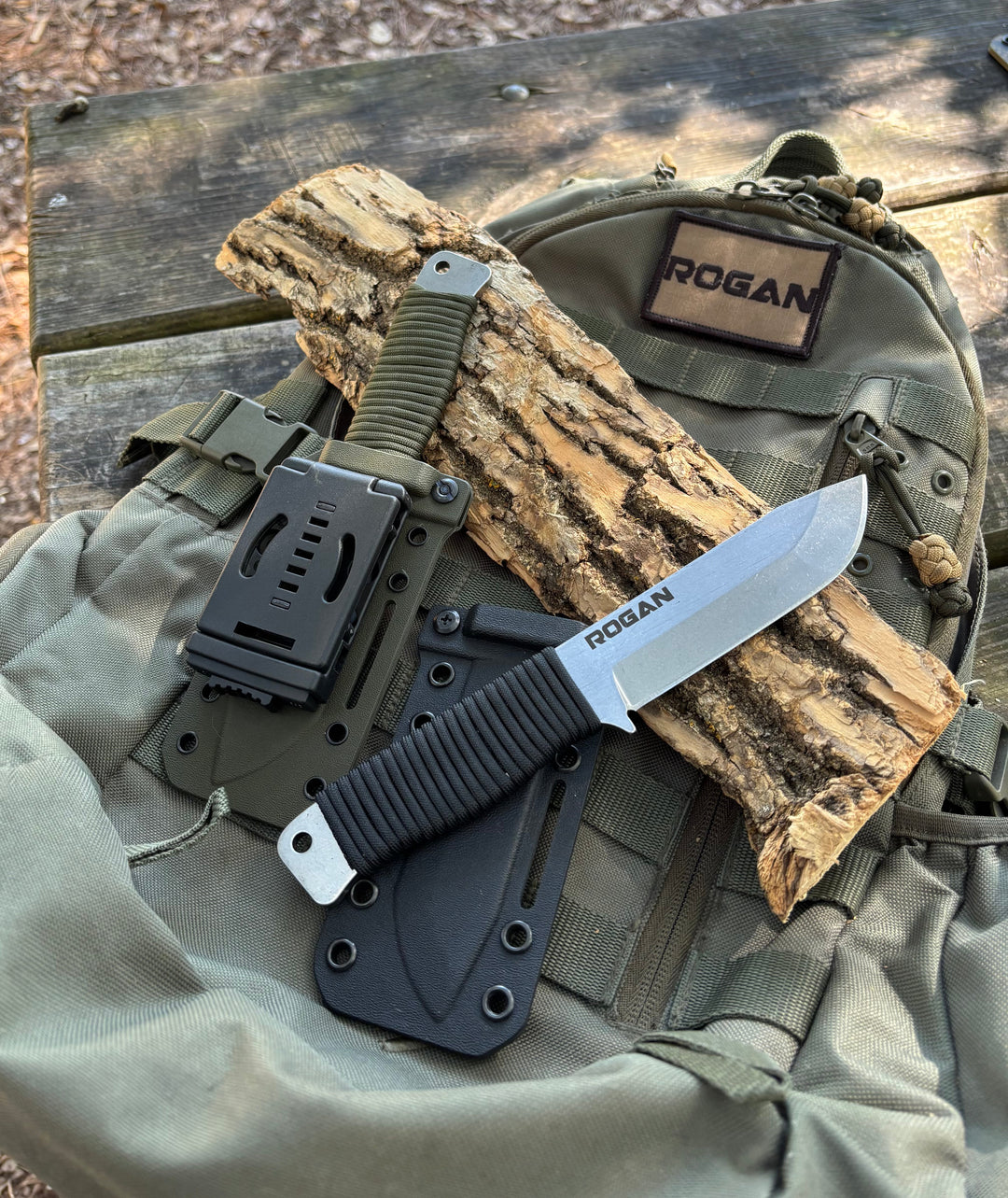 ROGAN Field Knife (Stealth) comes with belt clip