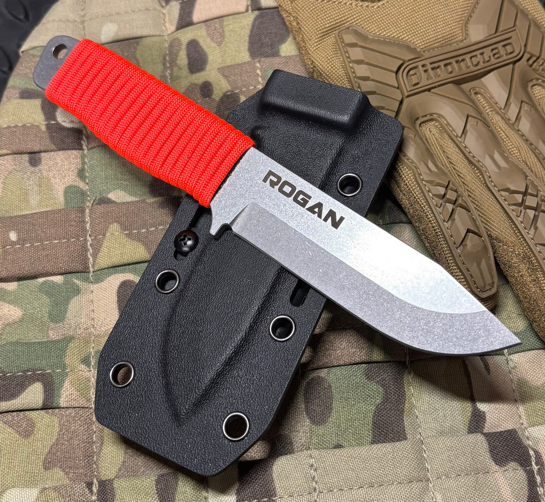 NEW! ROGAN Field Knife (RFK 2026) Comes with sheath and belt clip. (Introductory price)