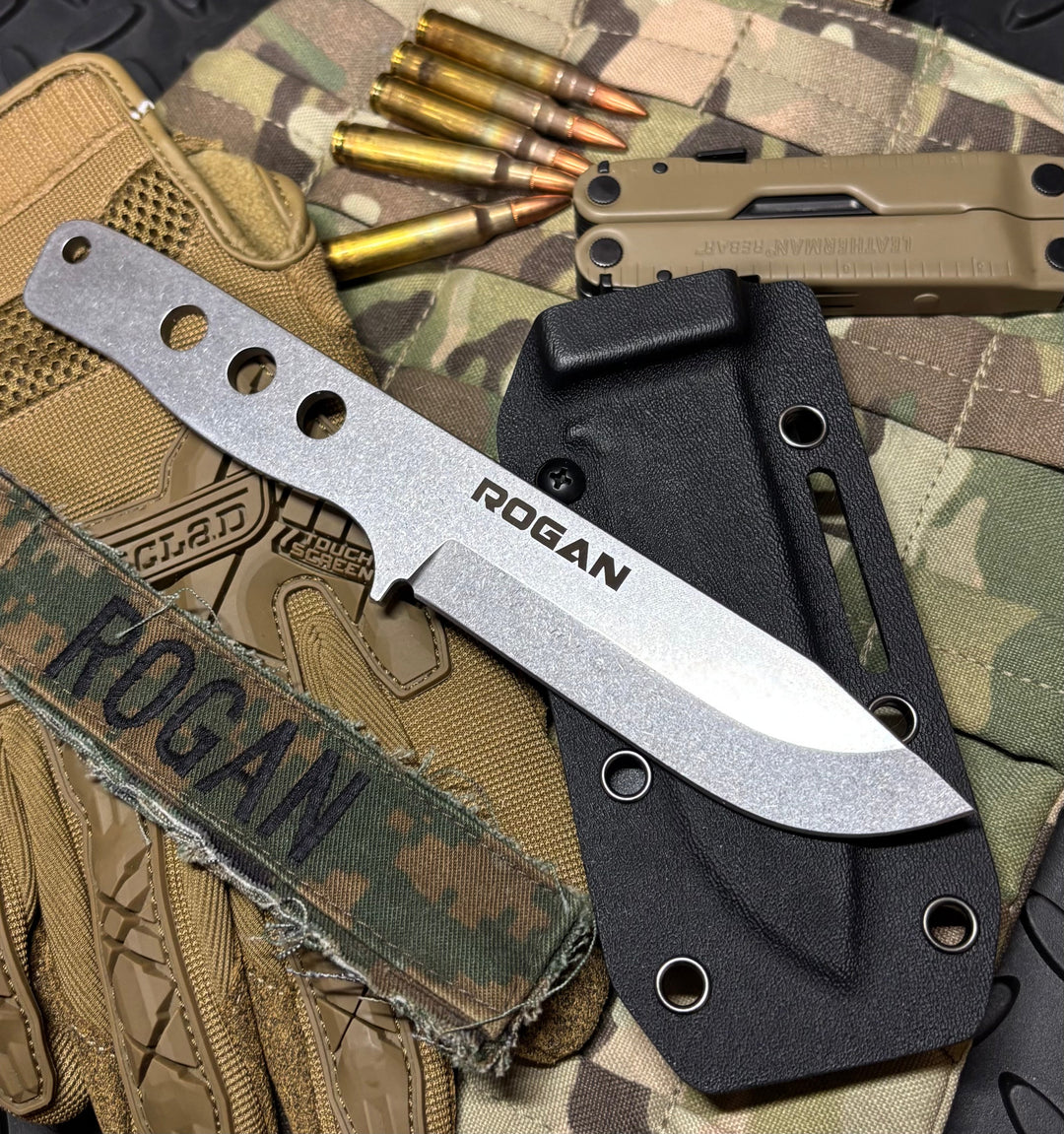 NEW! ROGAN Field Knife (RFK 2026) Comes with sheath and belt clip. (Introductory price)
