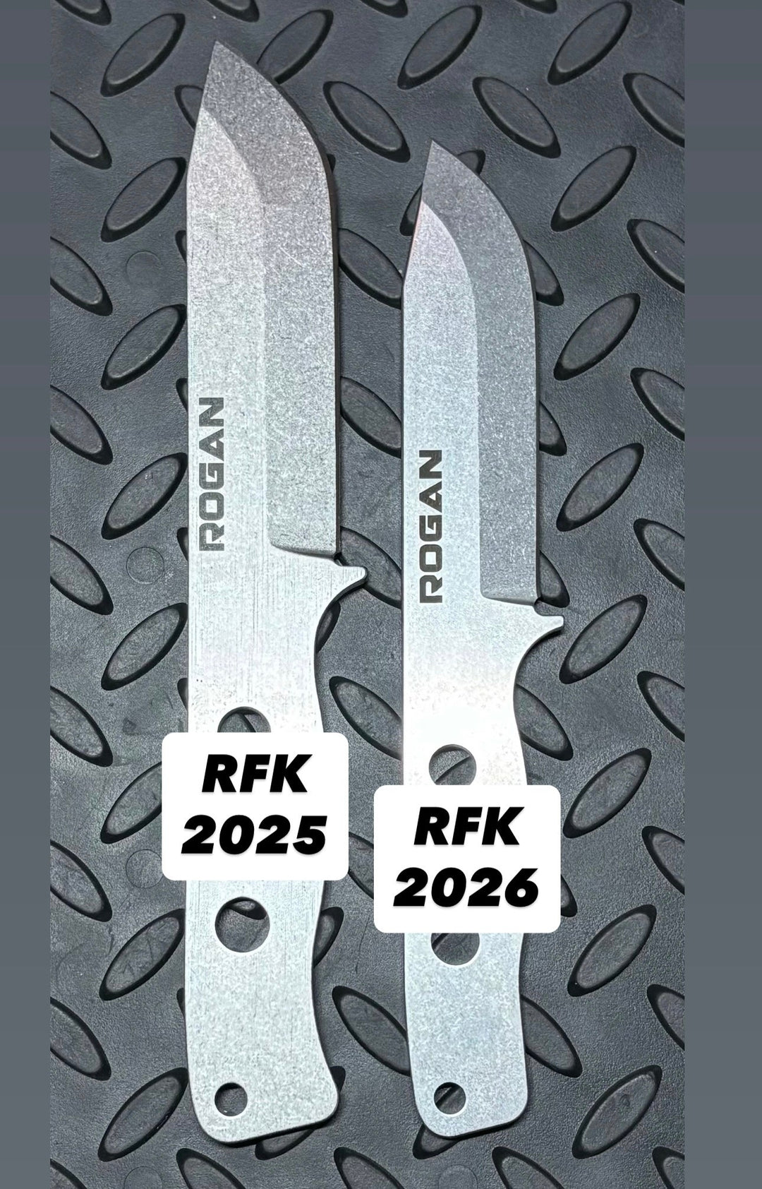 NEW! ROGAN Field Knife (RFK 2026) Comes with sheath and belt clip. (Introductory price)