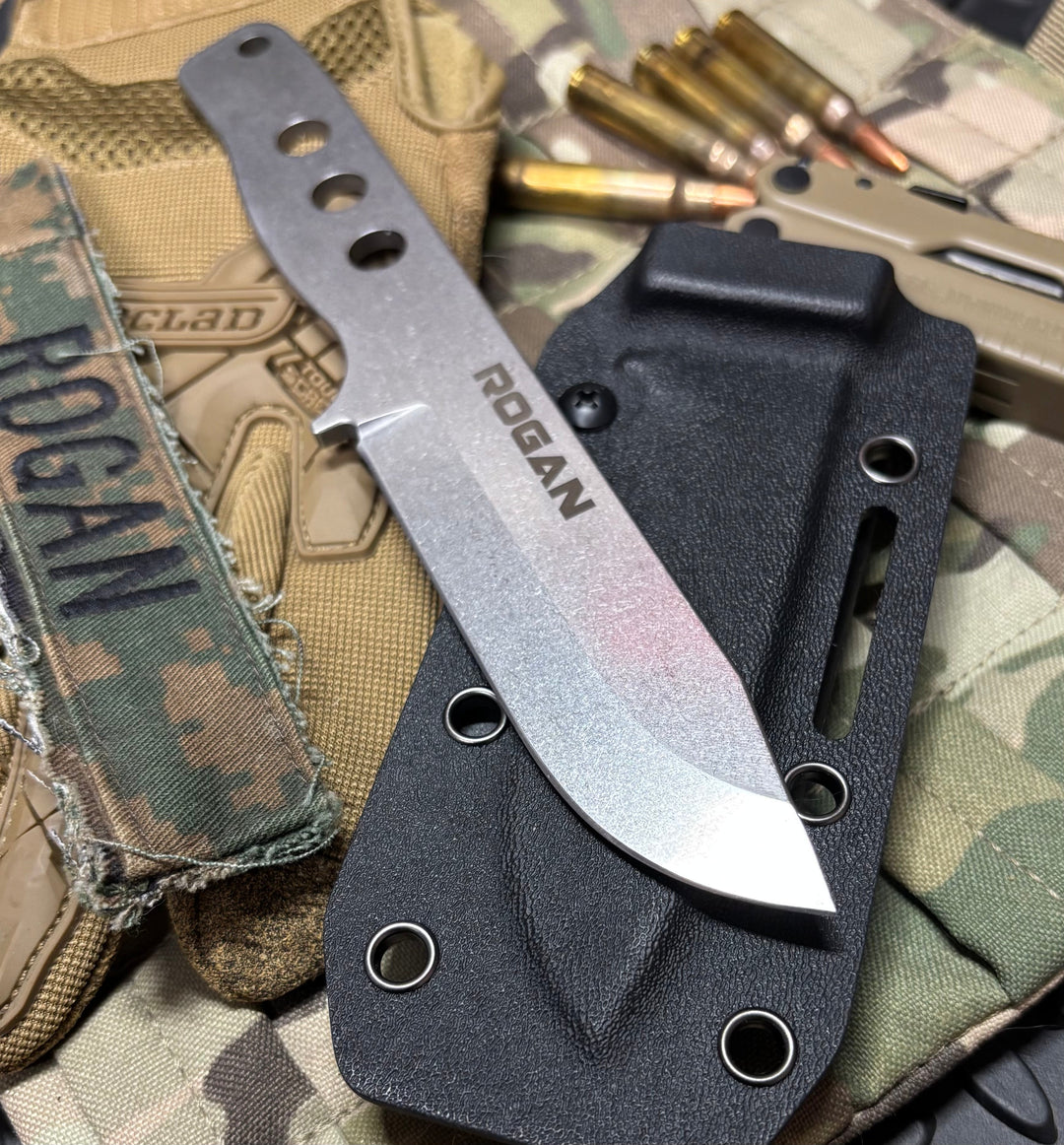 NEW! ROGAN Field Knife (RFK 2026) Comes with sheath and belt clip. (Introductory price)