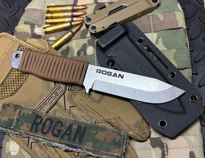 NEW! ROGAN Field Knife (RFK 2026) Comes with sheath and belt clip. (Introductory price)