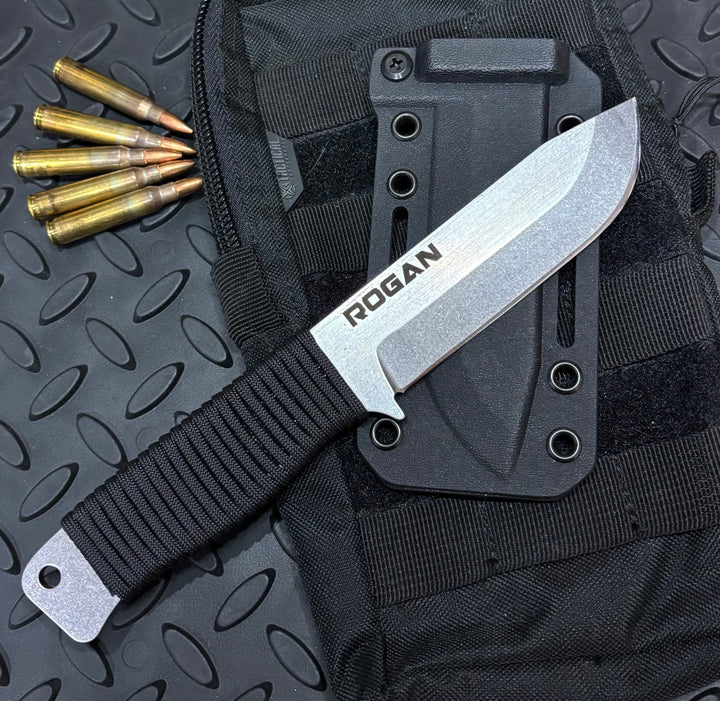 ROGAN Field Knife (Stealth) comes with belt clip