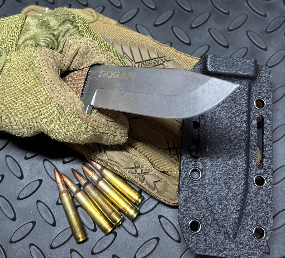 NEW! ROGAN Field Knife (RFK 2026) Comes with sheath and belt clip. (Introductory price)