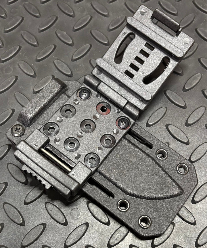 Universal fold over belt attachment for kydex sheath (Includes hardware)