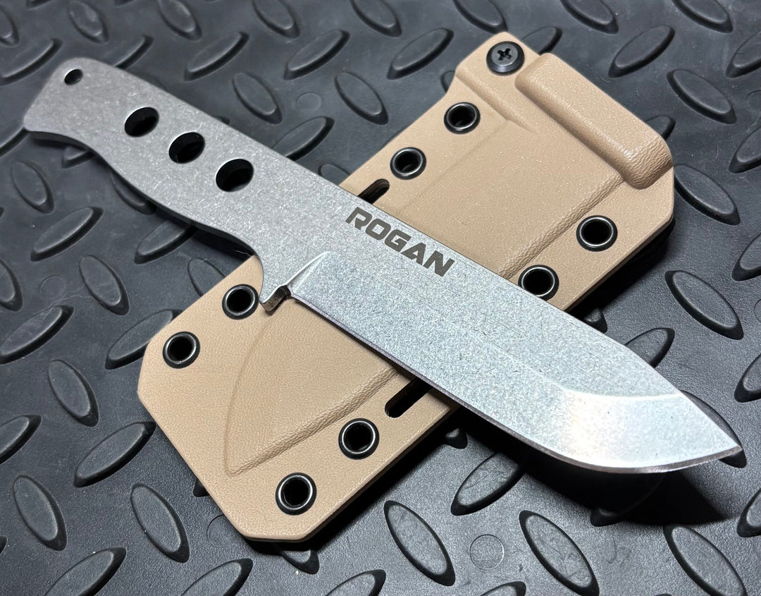 ROGAN Field Knife (BLEMISHED) Knife+Sheath only.