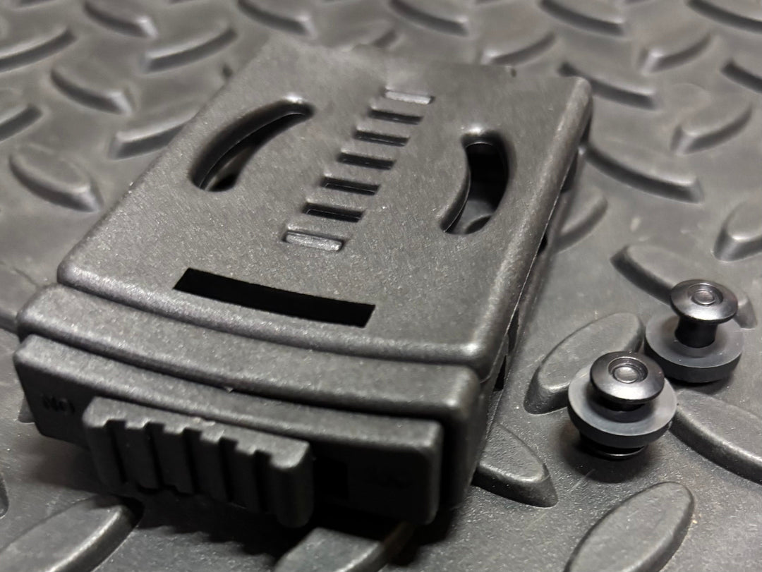 Universal fold over belt attachment for kydex sheath (Includes hardware)