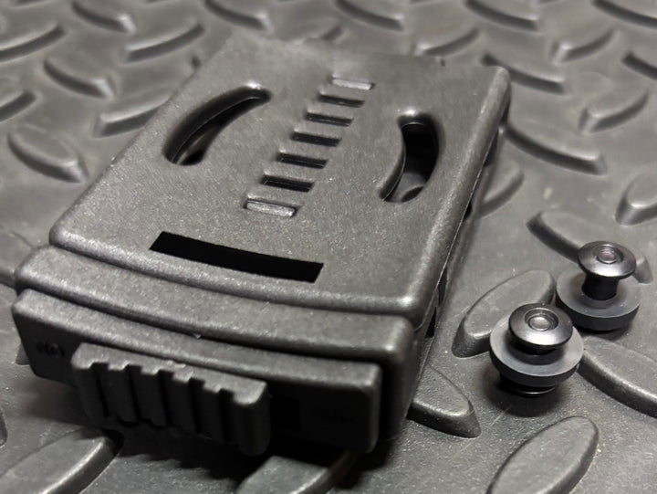 Universal fold over belt attachment for kydex sheath (Includes hardware)