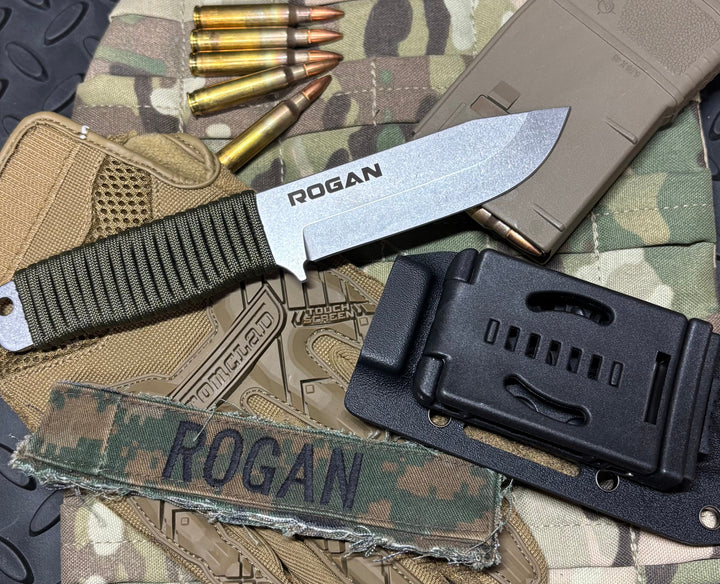 NEW! ROGAN Field Knife (RFK 2026) Comes with sheath and belt clip. (Introductory price)