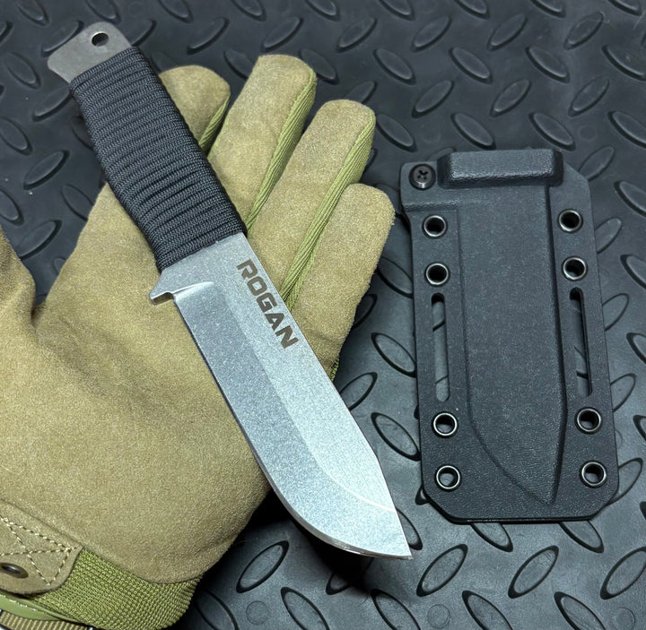 ROGAN Field Knife (Stealth) comes with belt clip