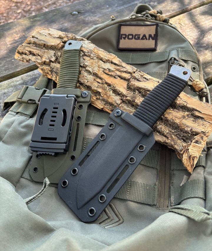 ROGAN Field Knife (Stealth) comes with belt clip