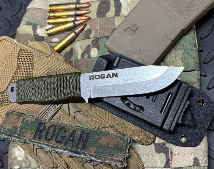 NEW! ROGAN Field Knife (RFK 2026) Comes with sheath and belt clip. (Introductory price)