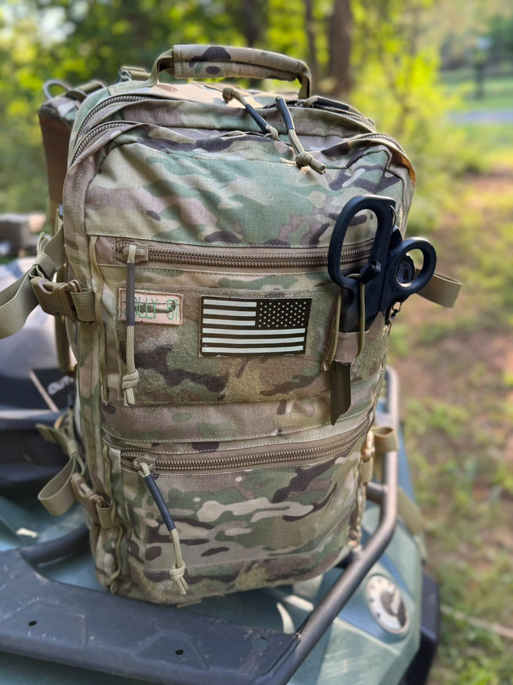 ONE SHEAR x Precision with Purpose Shock cord retention system