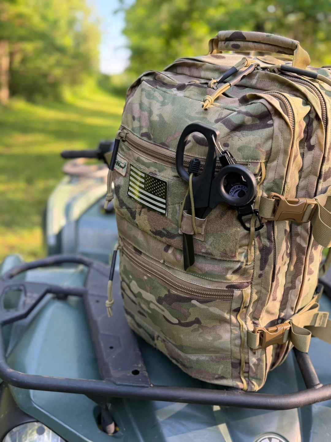 ONE SHEAR x Precision with Purpose Shock cord retention system