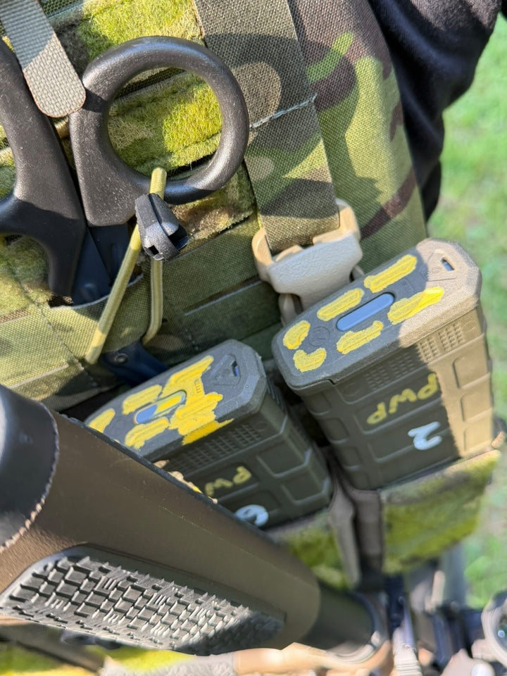 ONE SHEAR x Precision with Purpose Shock cord retention system