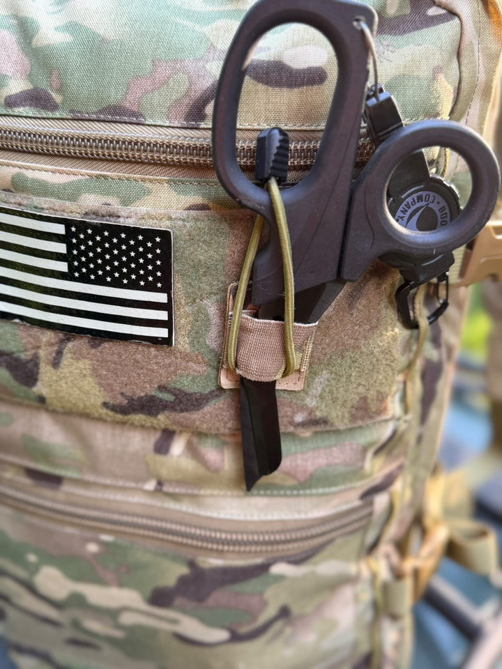 ONE SHEAR x Precision with Purpose Shock cord retention system