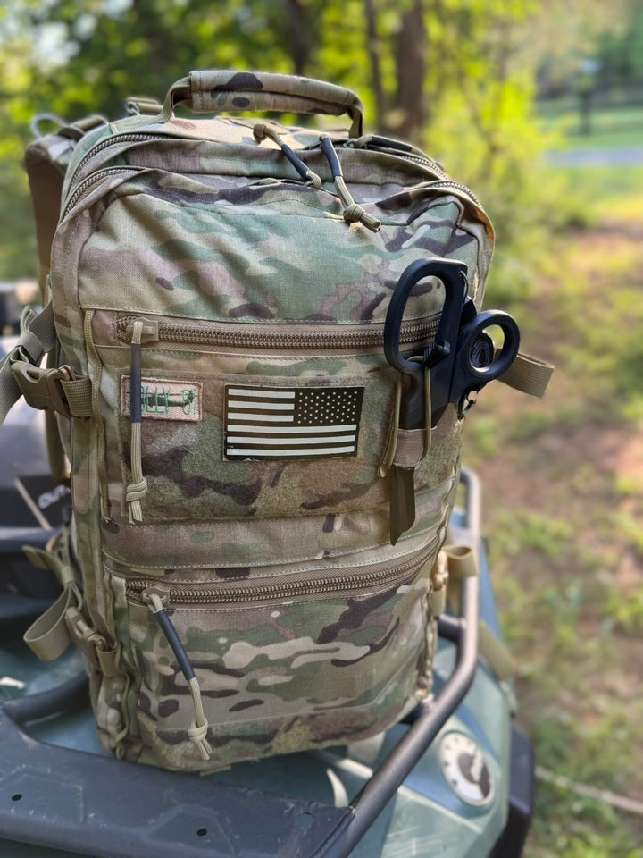 ONE SHEAR x Precision with Purpose Shock cord retention system
