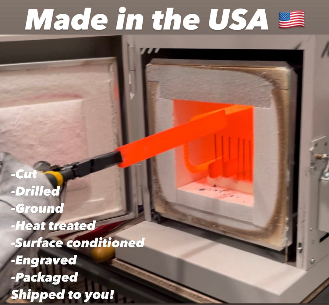 ROGAN Field Knife (Everglades Edition🐊 🐍🌴) comes with belt clip