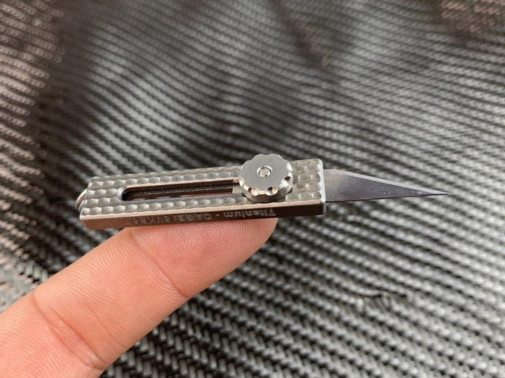 Slide Lock Titanium Craft Knife ( 2.0 / 2025 )