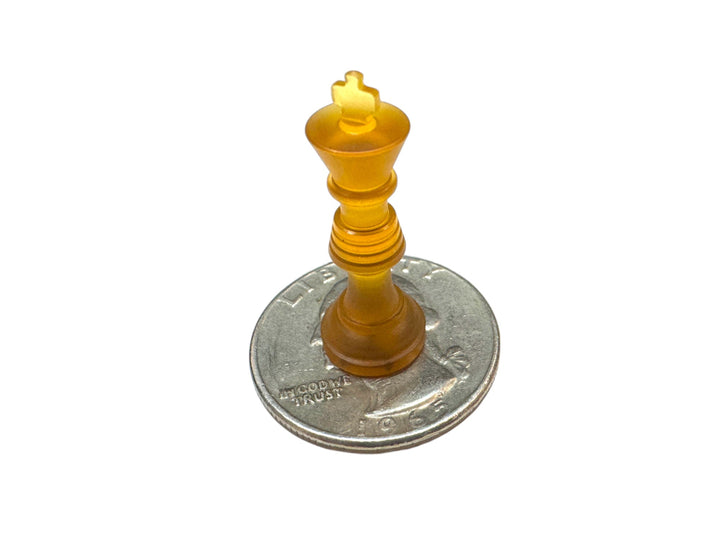 Complete Chess Set Titanium &amp; Ultem ( Worlds Smallest ) by Maratac®