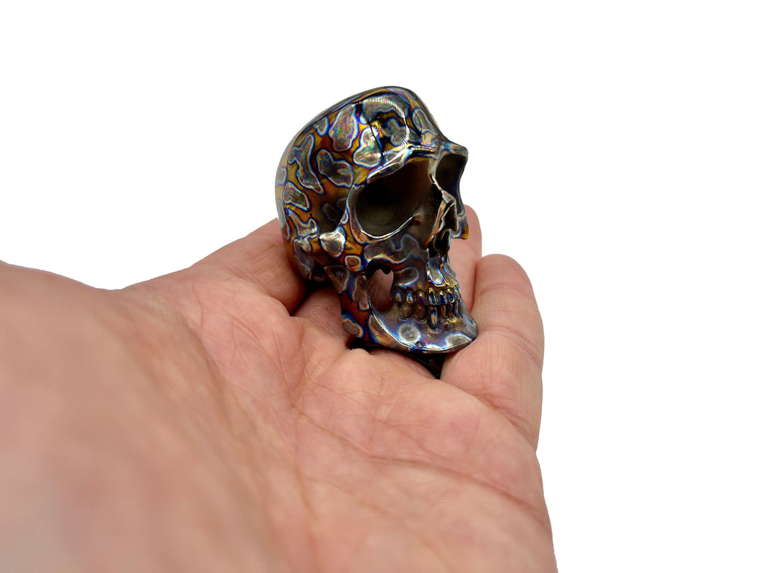 Custom Titanium Colossus Skull by Tony Fabrioli  ( Limited Run! )