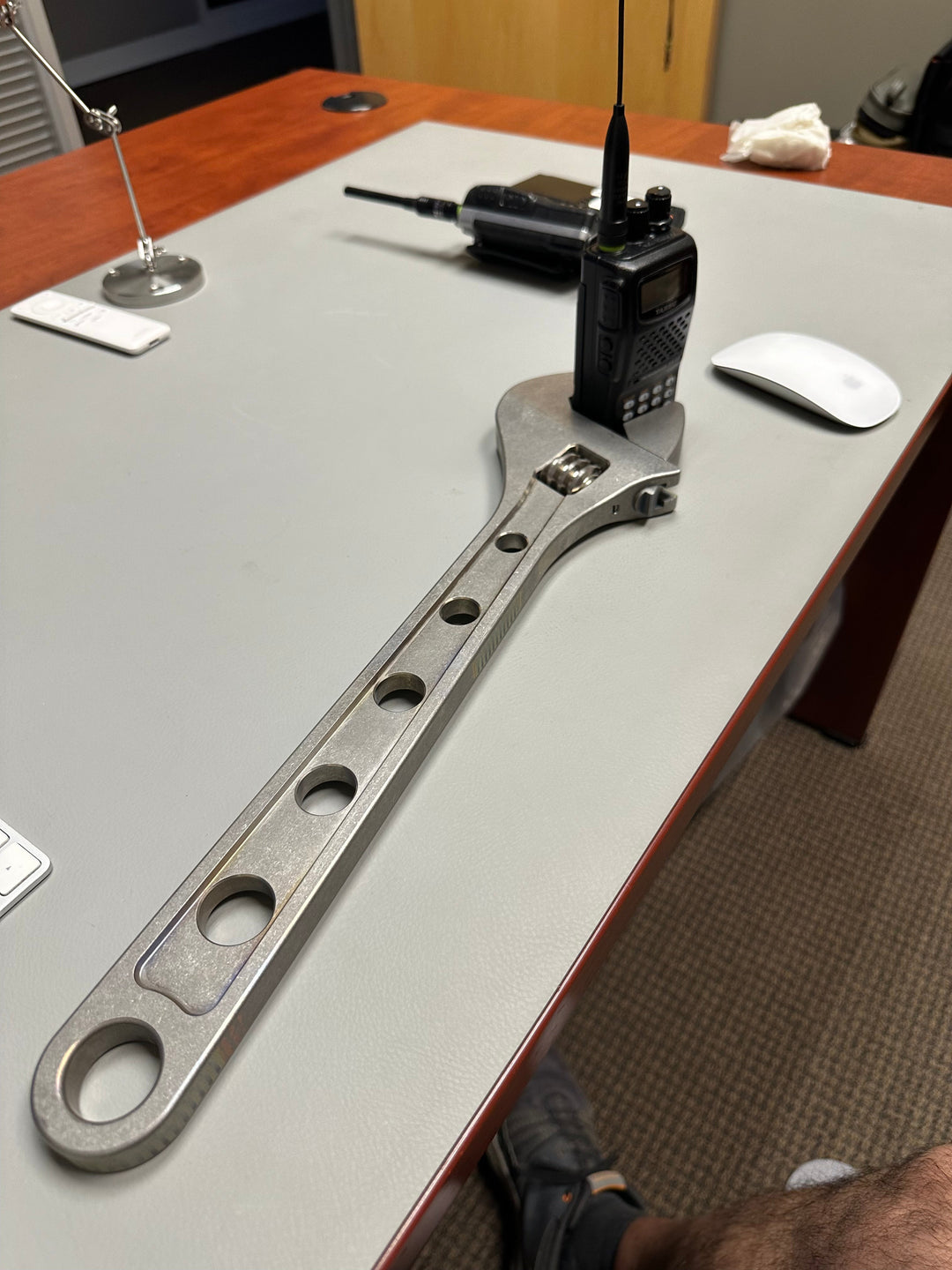 18 Inch - Titanium Adjustable Wrench - ( NSN Pending )  ( Worlds Largest ) - 🚨 In Stock! 🚨