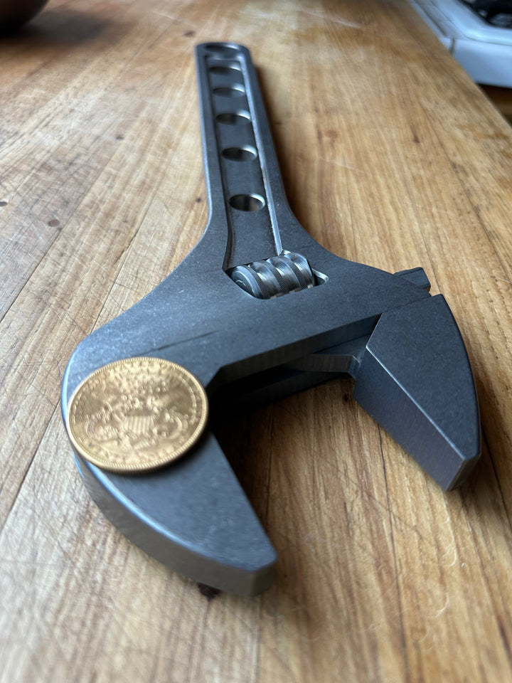18 Inch - Titanium Adjustable Wrench - ( NSN Pending )  ( Worlds Largest ) - 🚨 In Stock! 🚨