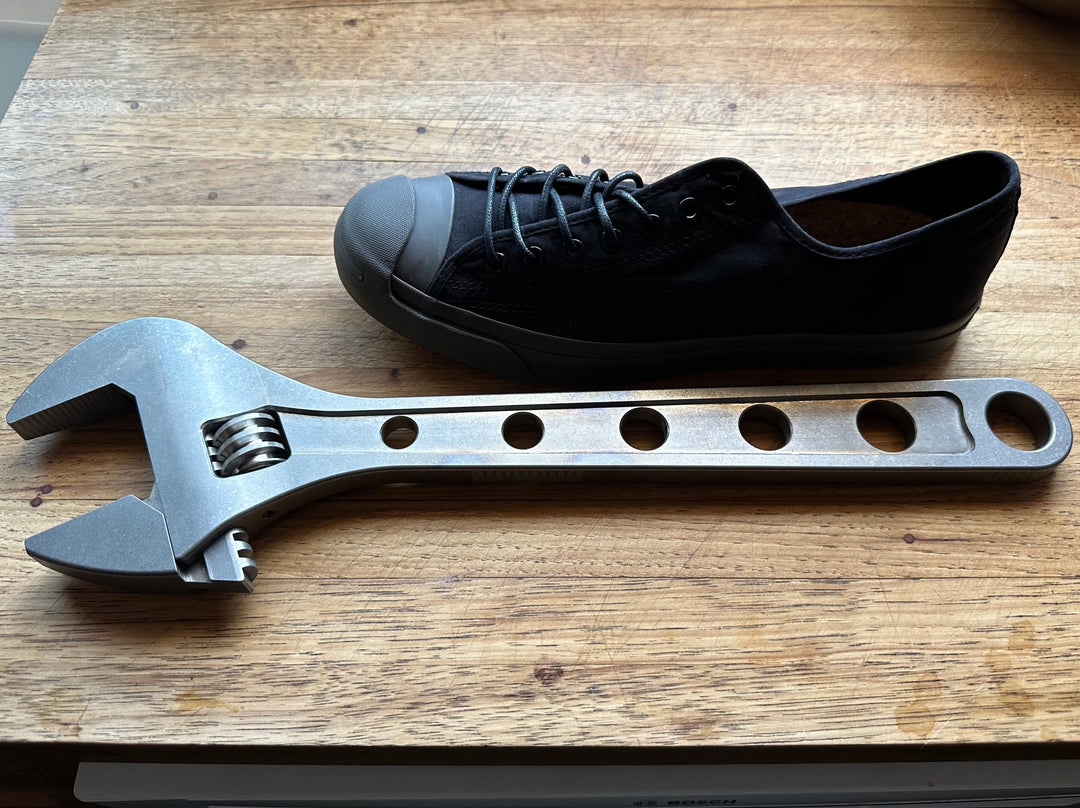 18 Inch - Titanium Adjustable Wrench - ( NSN Pending )  ( Worlds Largest ) - 🚨 In Stock! 🚨