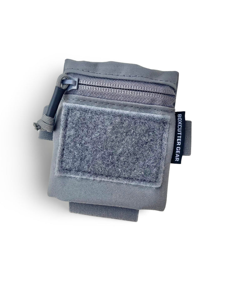 [ZAP]-v Zippered Admin Pocket -(Velcro Backed)