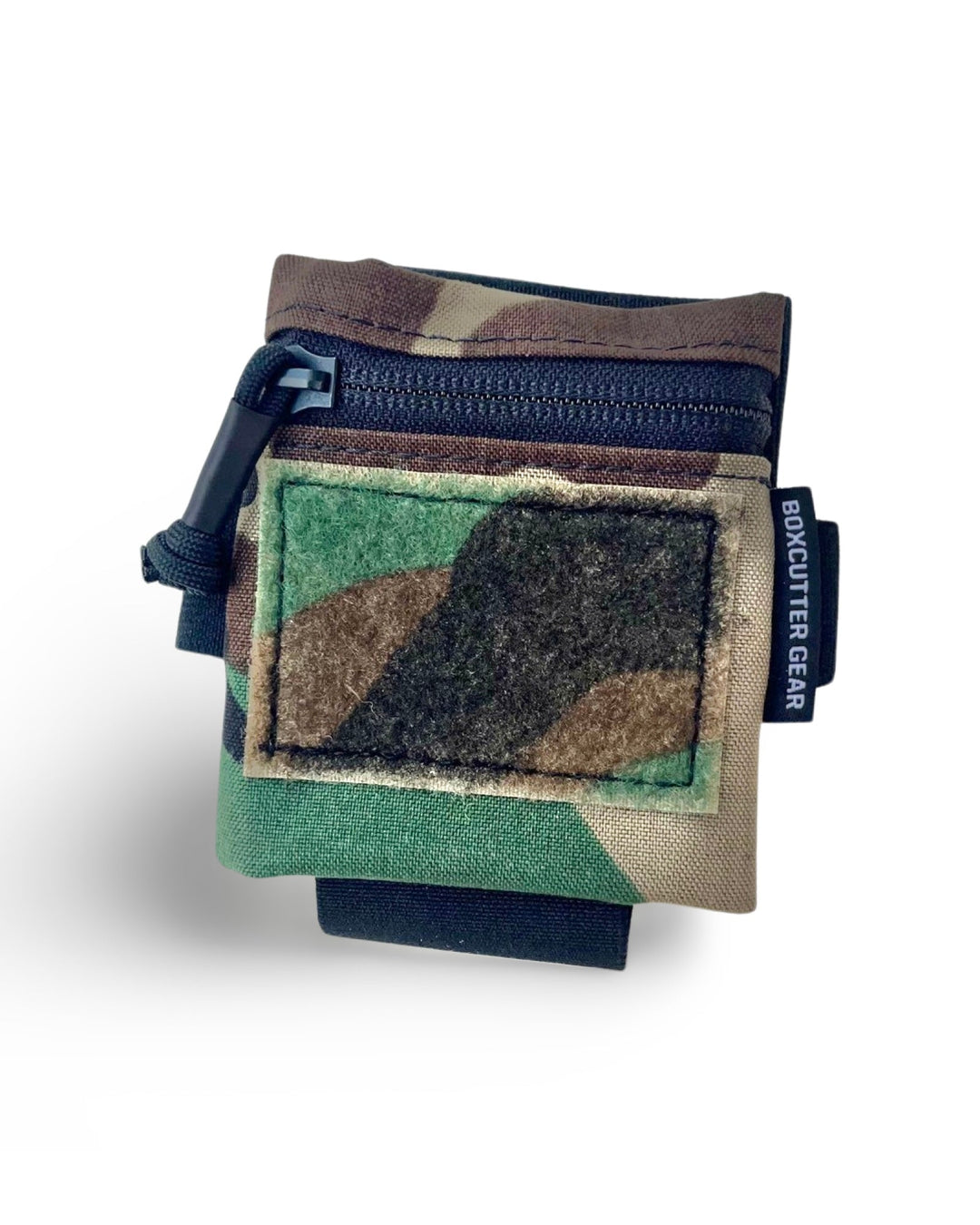 [ZAP]-v Zippered Admin Pocket -(Velcro Backed)