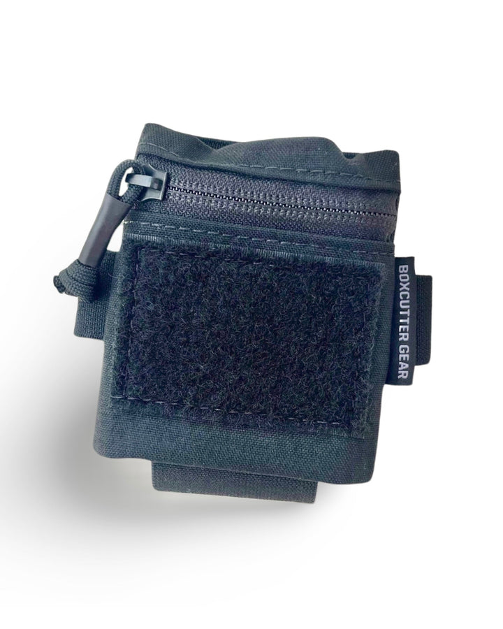 [ZAP]-v Zippered Admin Pocket -(Velcro Backed)