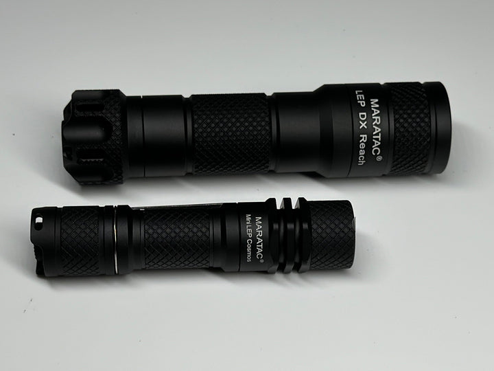 LEP DX Reach - Rev 3 - Laser Flashlight 18650 / 21700 By Maratac® - Matte Black 🔥 Now In Stock! 🔥